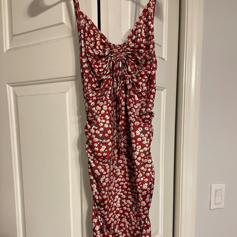 Bodycon Mini Flower Dress